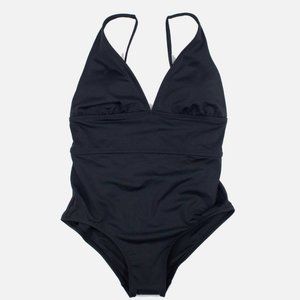 NWT Une Piece Deep V Classic One-piece Swimsuit